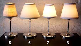 restaurant table lamps